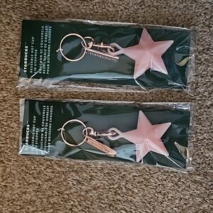 Starbucks reusable 2023 lid stopper- Includes Both